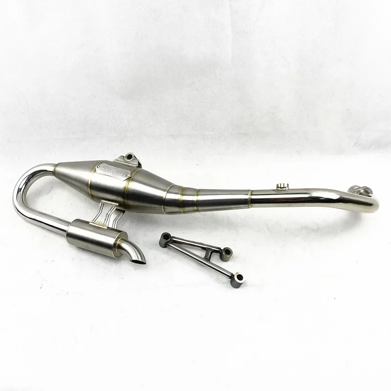 Jinzhan stainless steel barb straight exhaust pipe Exhaust pipe Yamaba Jinzhan third generation EFI exhaust