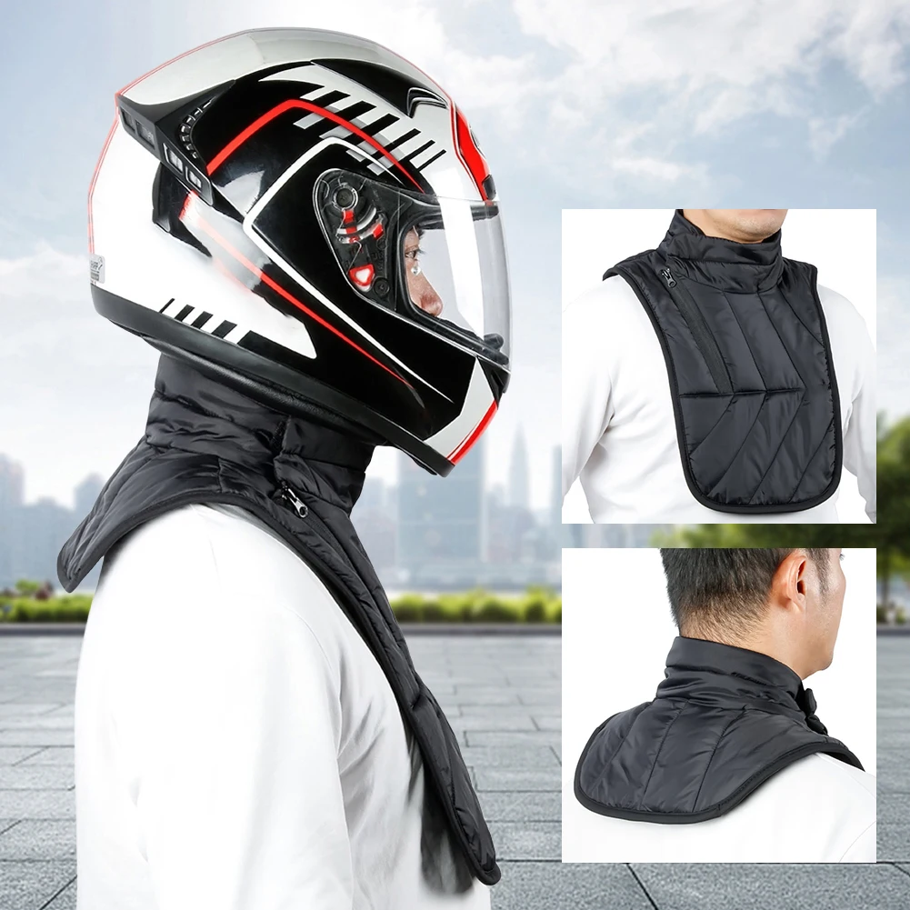 Calentador de cuello y pecho para motocicleta de invierno, bufanda cálida Universal para hombres y mujeres a prueba de viento, pasamontañas, capa de cuello para Moto para ciclismo