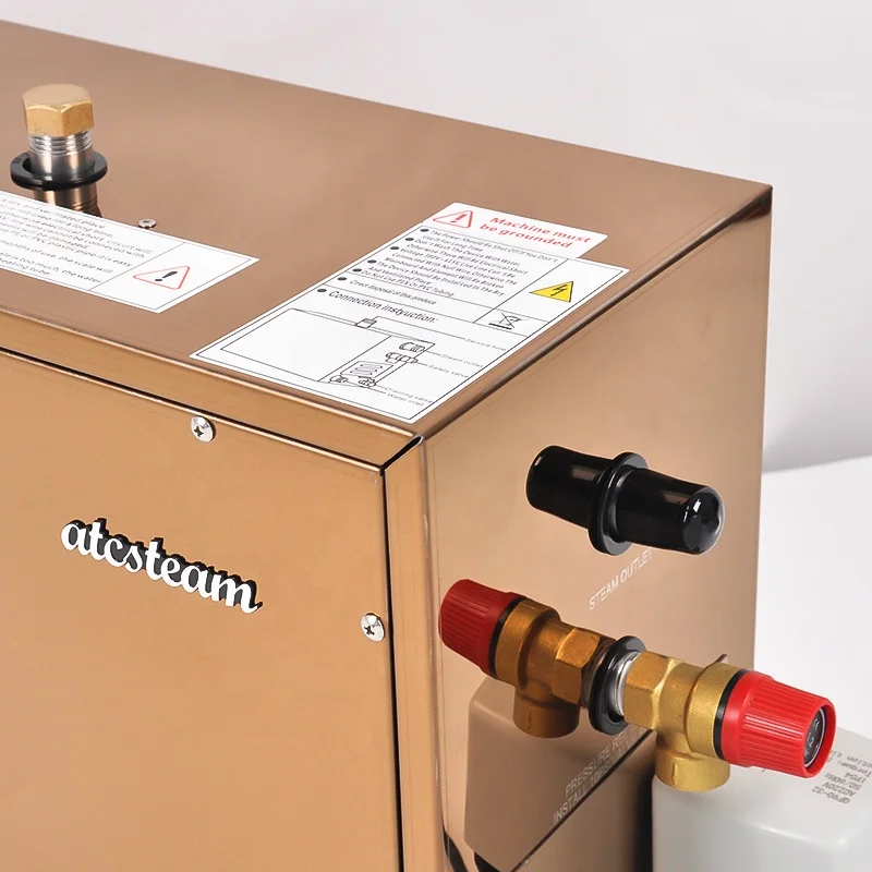 July005 Desain Modern Listrik Pembangkit Uap Basah Stainless Steel Spa Shower Sauna Bath Use