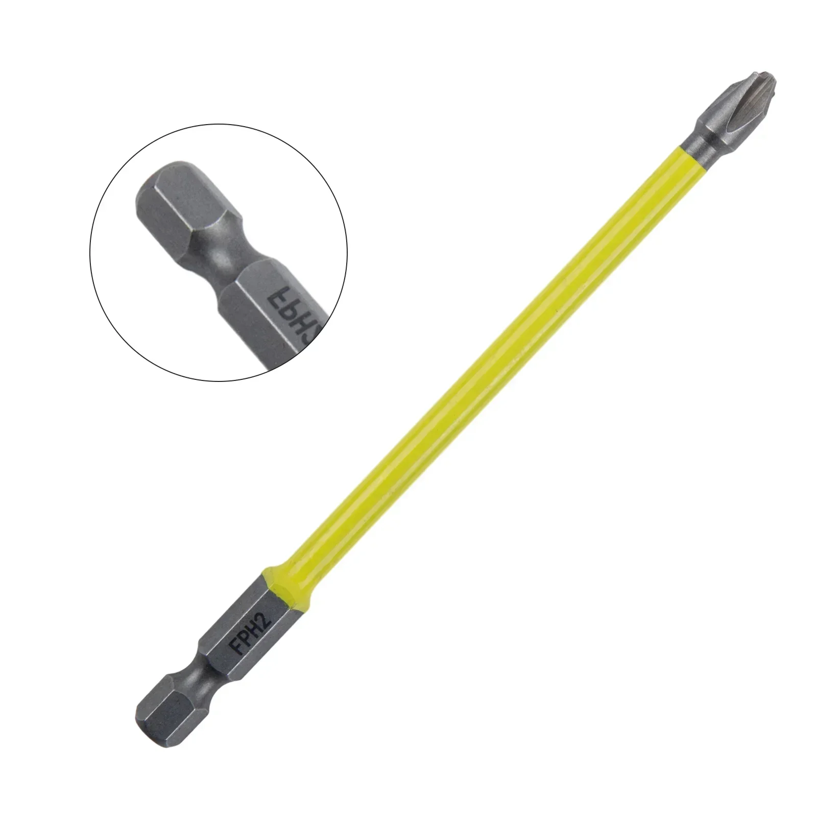 Hardness Up To HRC63 ° Screwdriver Bits Yellow/Silver Socket Switch Special Cross Screwdriver Bit Alloy Steel Magnetic