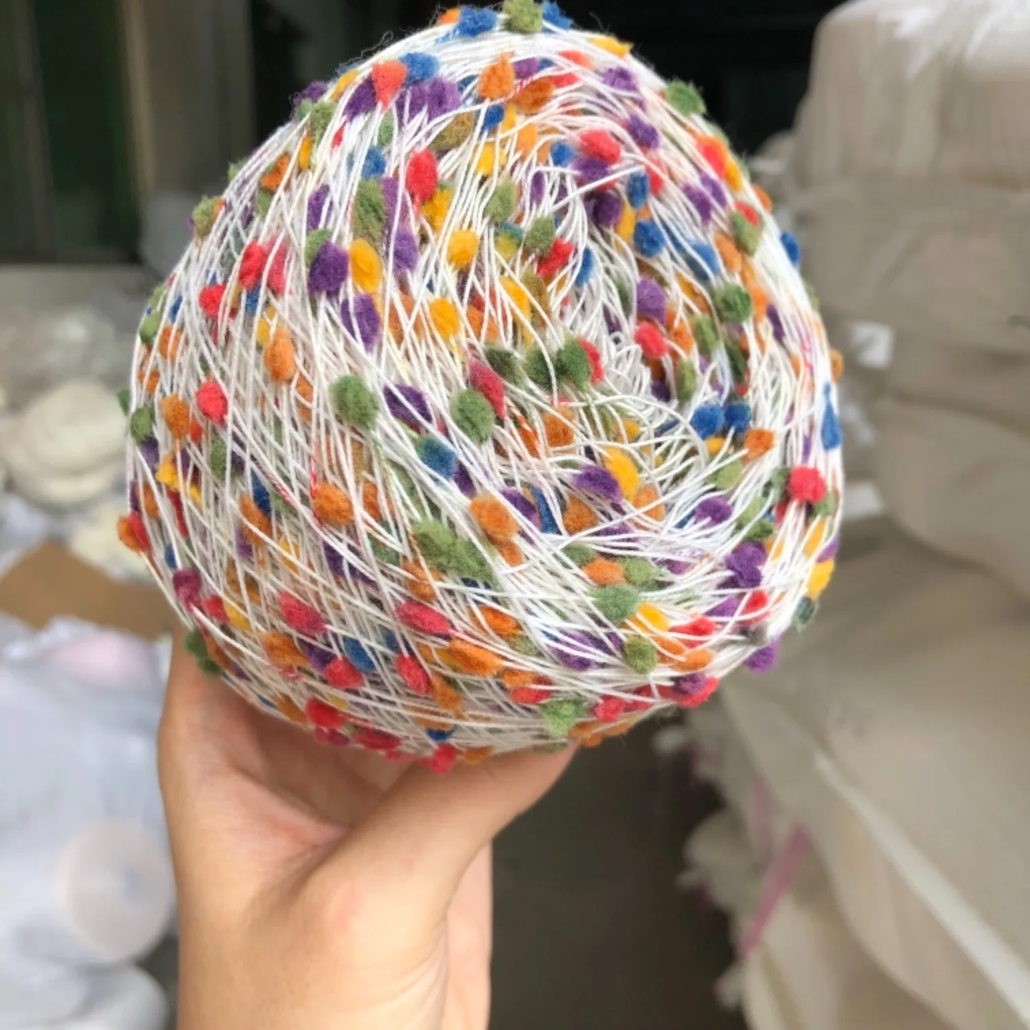 50g Yarn Ball for Knitting - Sweater Scarf Hat Blanket Carpet Hand Crochet Fancy Partner Ping Pong Ball for Crafting