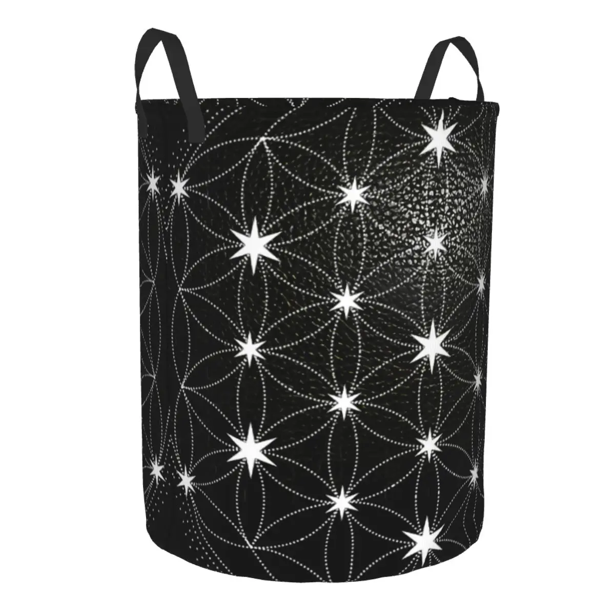 Custom Flower Of Life Star Laundry Hamper Large Storage Basket Mandala Girls Boys Toy Organizer