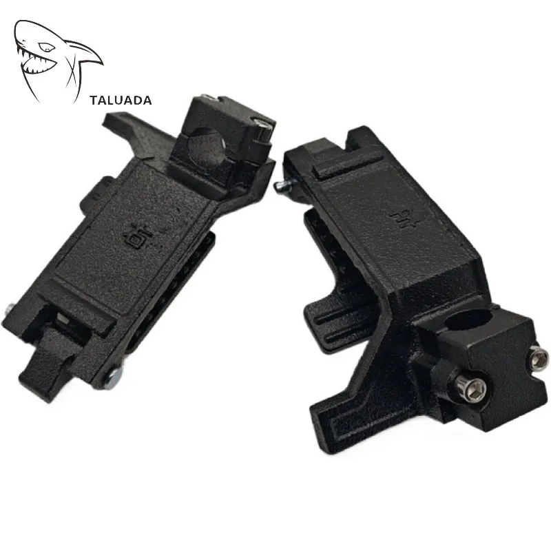 Black Color 1 Pair Walking Pedal For U15 U20 U25 U30 Mini Excavator Inner Hole 16-21mm Cabin Foot Pedal Durable Material