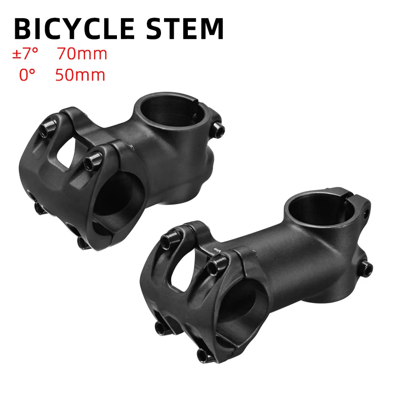 

Aluminum Alloy Bicycle Short Stem 50/70mm For MTB Road Bike 31.8mm Handlebar 28.6mm Fork For MTB Road Winter Cycling Accessories