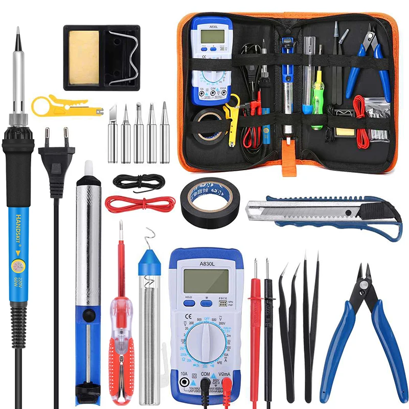Soldering Iron Kit 60w/80w/90w Hot Sell Electronics  Irons Kit High-quality Practice Kit  it