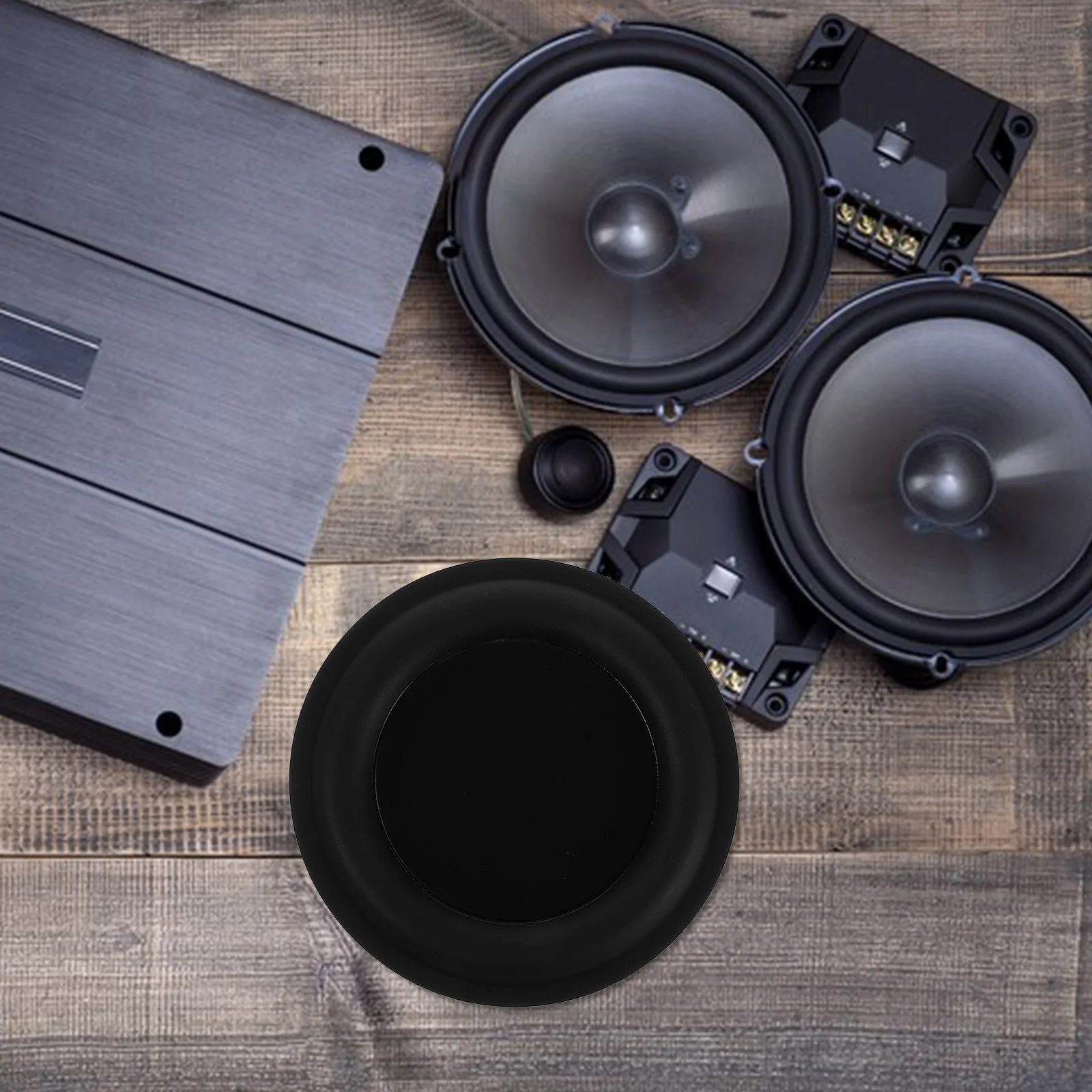 

Bass Diaphragm Car Loudspeaker Accessory Vibration Membrane Accessories Automotive Supply 4 Inch Audio Black