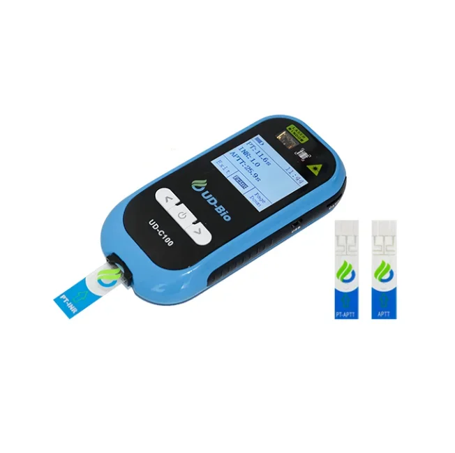 Medical Portable Coagulation Analyzer UD-C100 PT & APTT PT/INR Meter Patient Self-Testing Coagulometer