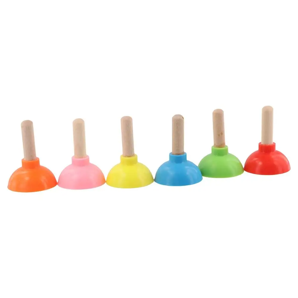 

Mini Tiny Plunger Magic Inspired Looking Mentalism Toilet Shape Phone Holder Close-Up Light Weight Toilet Sucker Stand For Card