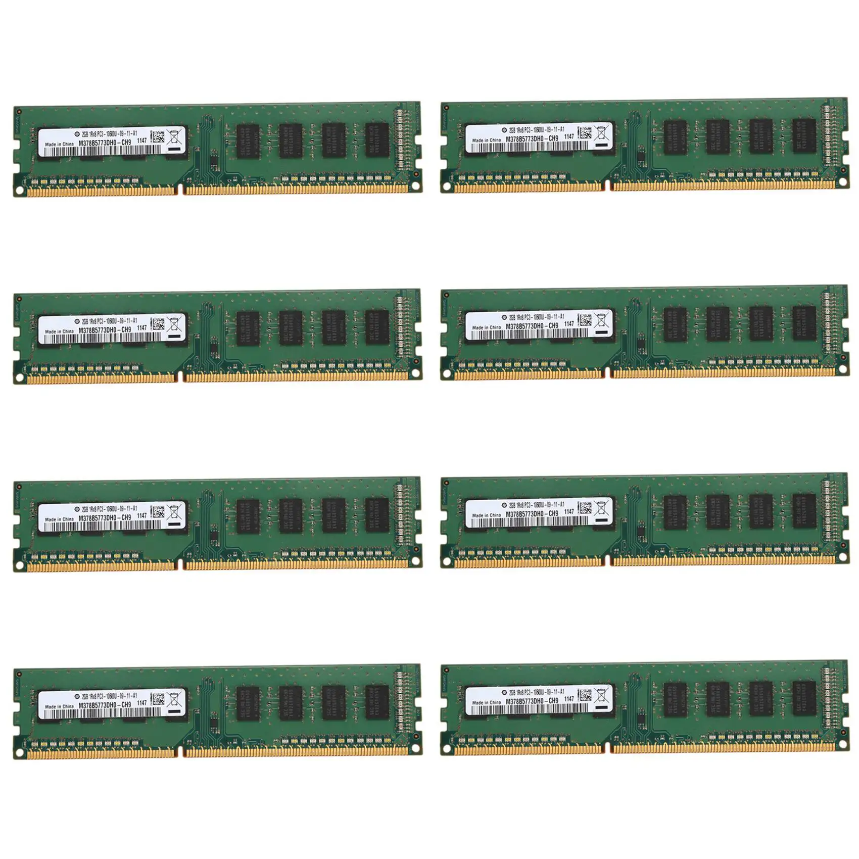 8X DDR3 2GB Ram 1333 Mhz For Desktop PC Memory 240Pin 1.5V New Dimm