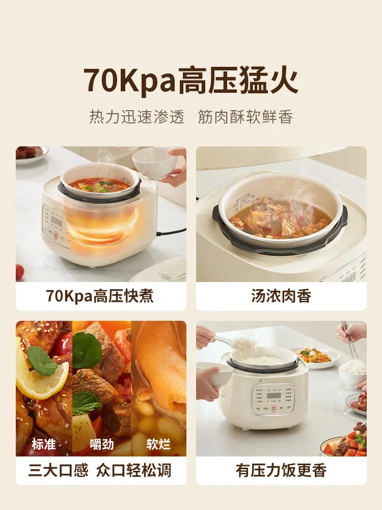 New Multi-function Pressure Stove, Household Electrical Pressure Stove, New 3-liter Cooking Machine，mini Exhaust System