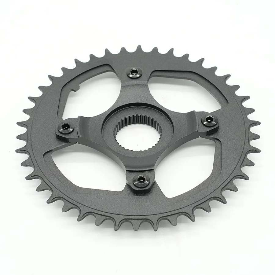 

E-bike BCD104mm 32-42T Alloy Chainring For Road Bicycles And Kids' Bikes Chainwheel Electric Bike Accessory