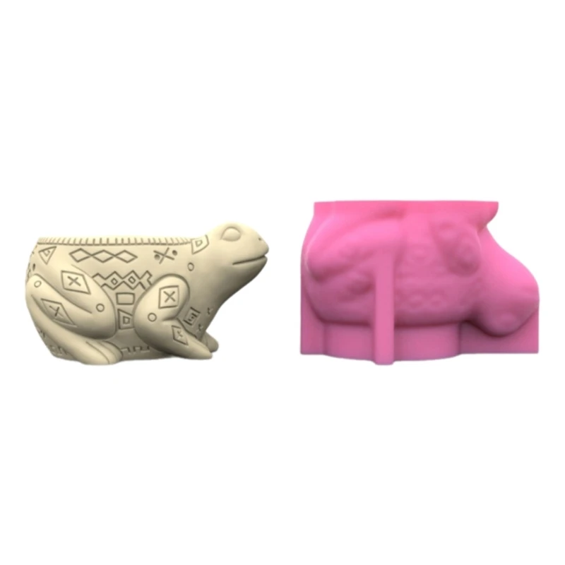 Unique Resin Molds Silicone Craft Mould Flexible Vase Moulds Frogs