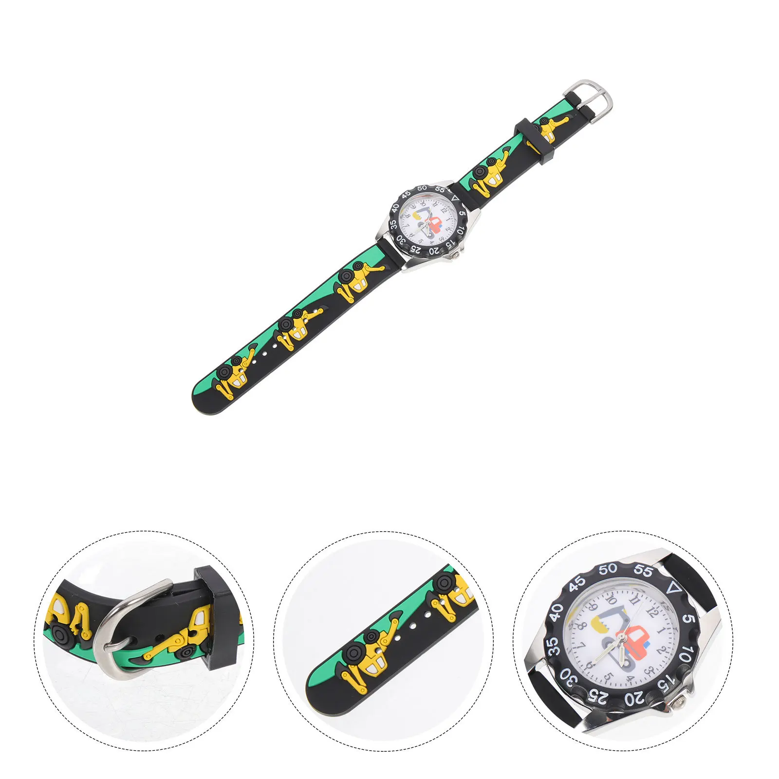 Quartz Watch Cartoon Digital Display Lightweight Wristwatch for Students Watch