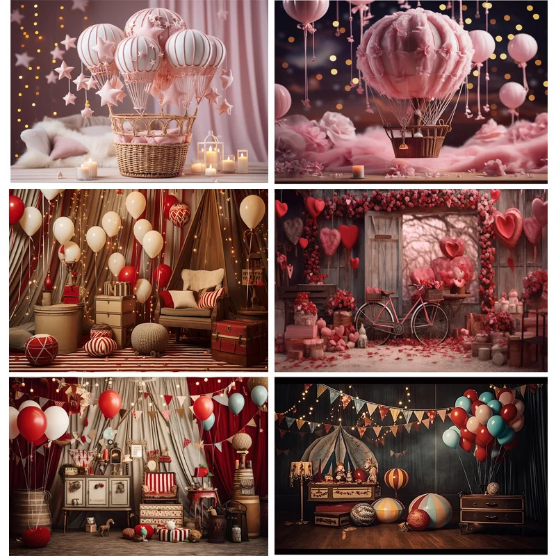 

ZHISUXI Valentine's Day Photography Backdrops Props Red Rose Sparkle Wedding Love Heart Wall Photo Studio Background VS-93