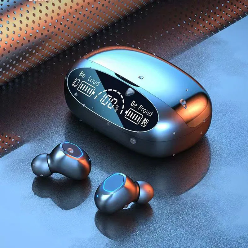 Auricolari Bluetooth 5.3 Ultimo display del livello della batteria a LED Auricolari Bluetooth wireless Auricolari Bluetooth