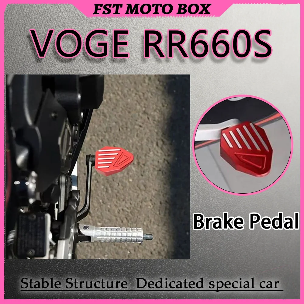 FOR VOGE RR660S Brake Foot Base Widened Enlarged Anti-Slip Design for Enhanced Foot Contact Area Rainy Days Extended Comfort