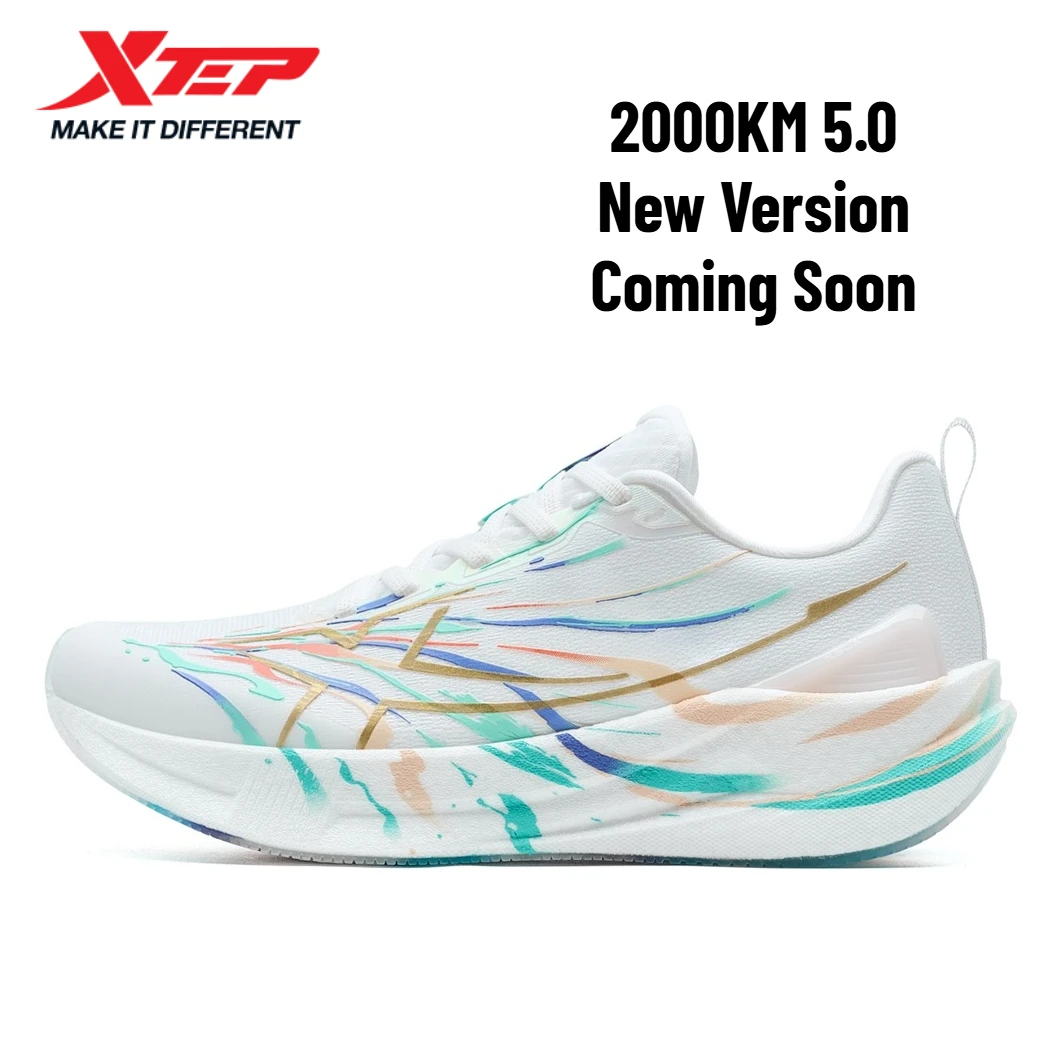 

Xtep 2000km 5.0 Women's Running Shoes Cushion Mixed Color Durable Trendy Lightweight Elasticity Sole Sneakers 874118110024