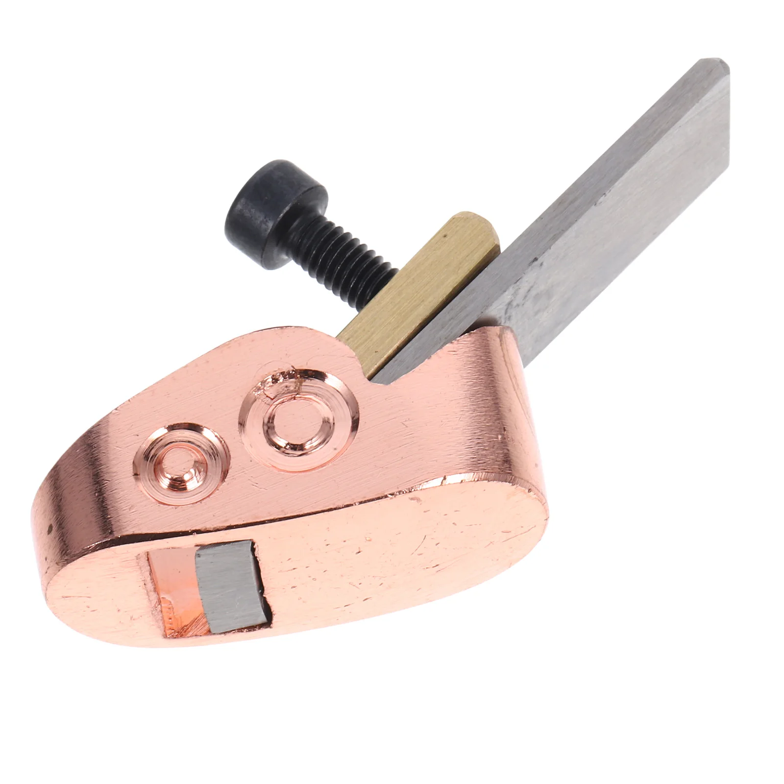 أداة طائرة الإبهام النحاسية عالية اللمعان للكمان فيولا التشيلو Luthier النجارة اليد المسوي كتلة صغيرة طائرة نجار