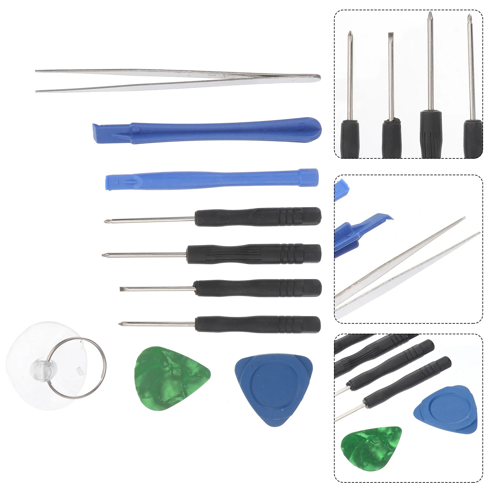 10Pcs Mobile Phone Repair Kit Professional Opening Tools Magnetic Screwdriver Pry Set for X 8 Plus 6S 5S 5C 4S 3