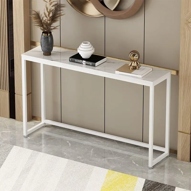 for Entrance Table Simple Modern Strip Sofa Rear Radiator End View Light Luxury Nordic Desktop Storage Rack