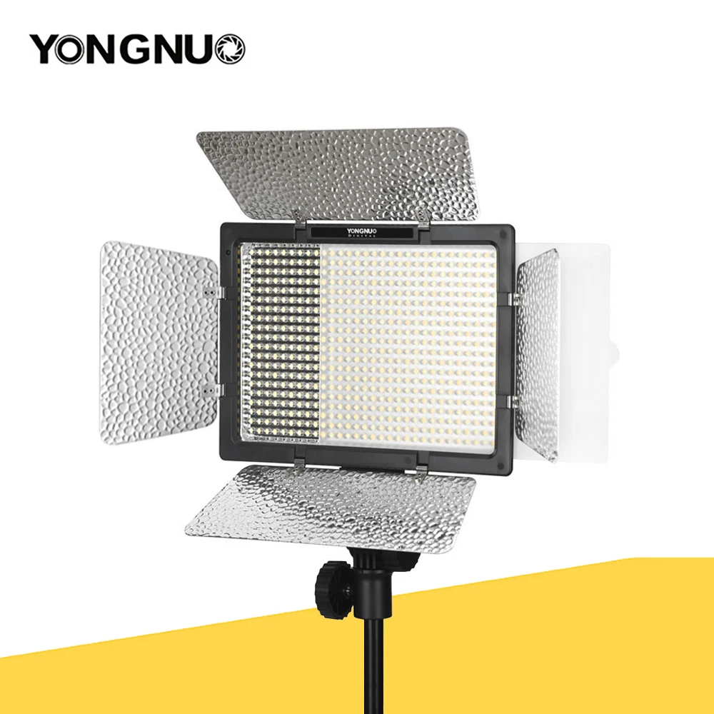 YONGNUO YN600L YN600 LED Video Light Panel Adjustable Color Temperature 3200K-5500K Photographic Studio Lighting with AC Adapter