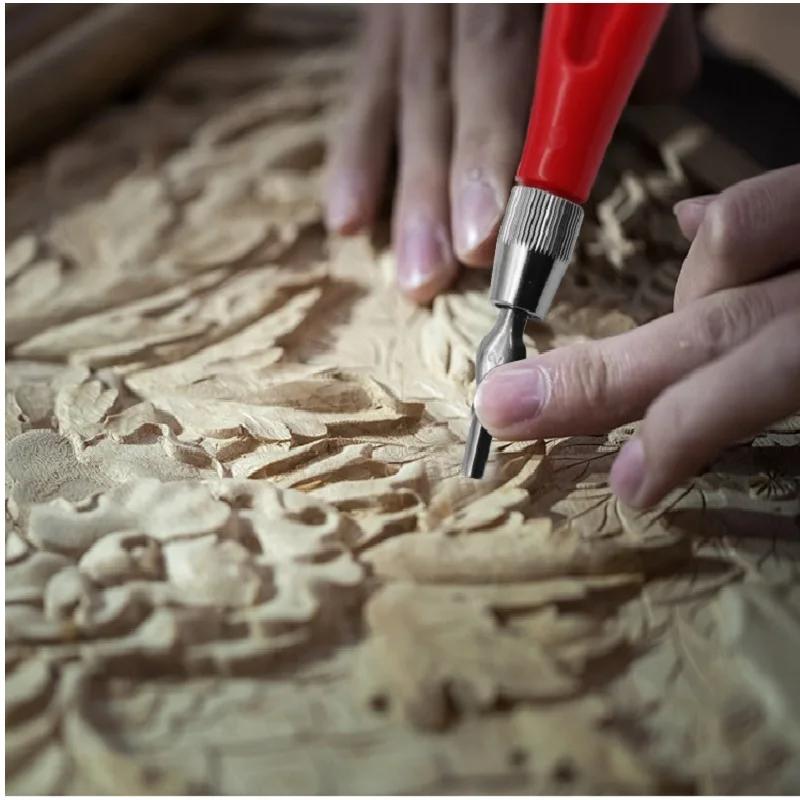 Strumento di produzione creativa per incisione set di coltelli da intaglio a sei lame strumento combinato per taglierina in legno artistica professionale