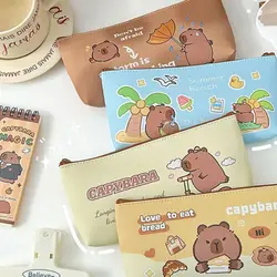 Capybara Pen Bag ins High Appearance Level Student Stationery Bag Pencil Case Cartoon Capybara Pen bag Stationery storage bag
