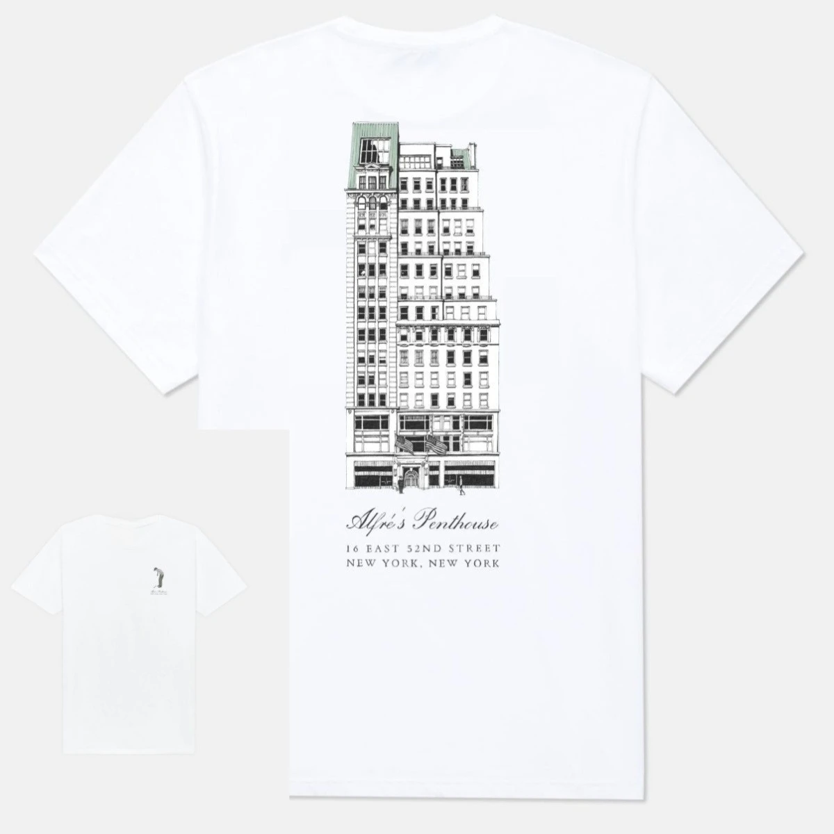Alfré's Penthouse Graphic Tee _ Le Alfré High-end Luxury Unisex Style Both of Men and Women