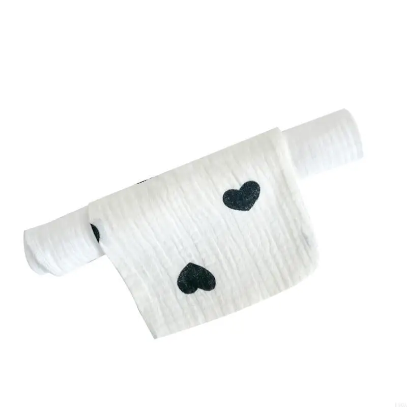 

D5QA 4 Layers Baby Sweat Towel for Newborn Toddlers Cotton Towel Sweat Absorbent Towel Back Wet Pad Wipes Infant Product