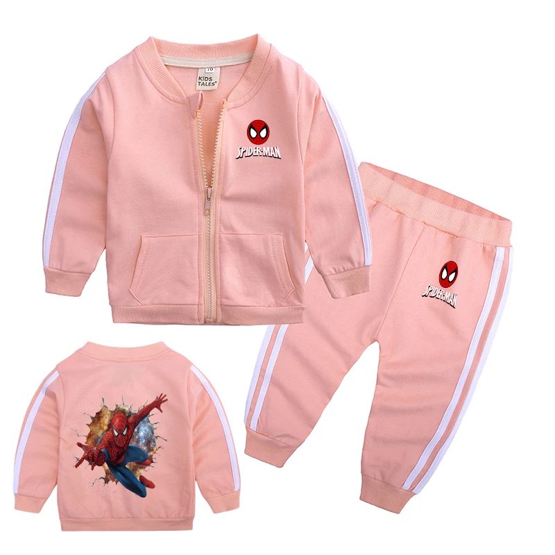 

Комплект детской одежды Marvel для девочек: весенний спортивный костюм из двух предметов – пуловер с длинным рукавом и повседневные брюки