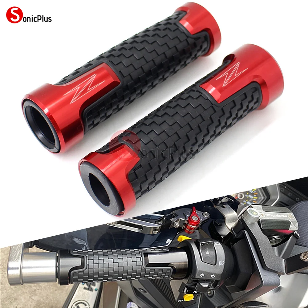 For Kawasaki Z Z125 Z250 Z300 Z400 Z650 Z750 Z900 ZH2 Z800 Z1000 Z250SL Z1000R ZH2 22mm handlebar Motorcycle handle grips