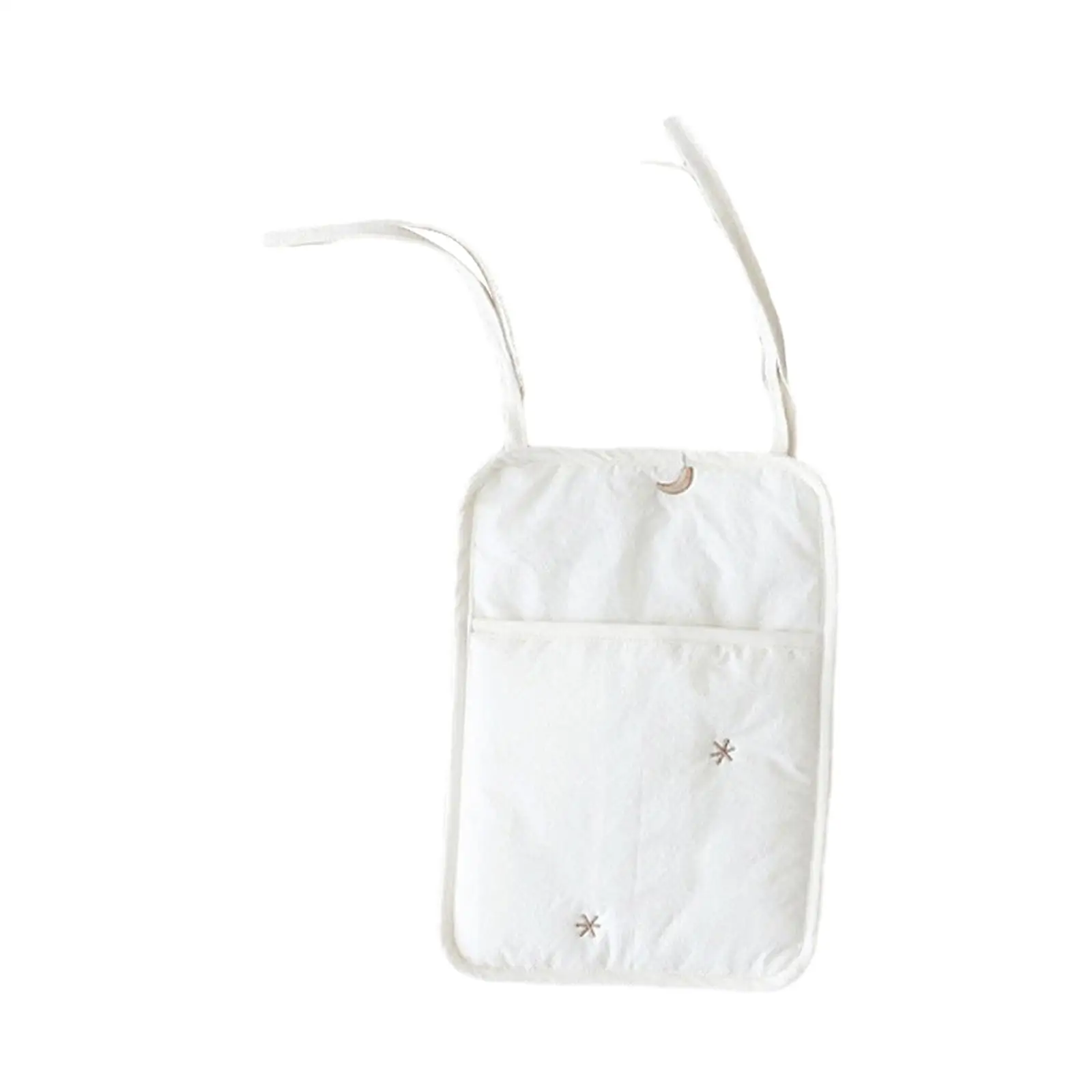 Baby Bedside Hanging Storage Bag Soft Multifunctional Portable Stroller Bag for Pacifiers Small Toys Cottages Cribs