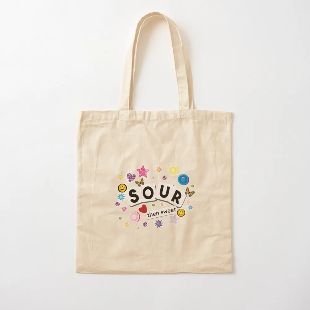 

Olivia Sour stickers Tote Bag Reusable bags Women's bags the tote bag Canvas Tote Bag