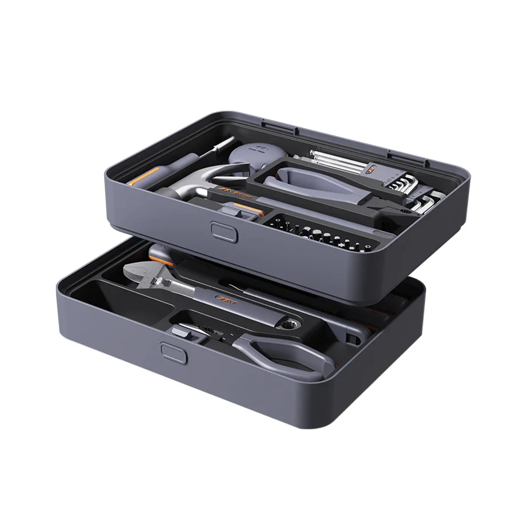 

JIMIBOX X2-AB Various Hand Tool Box Repair Home Tool Kit Tools Set Box