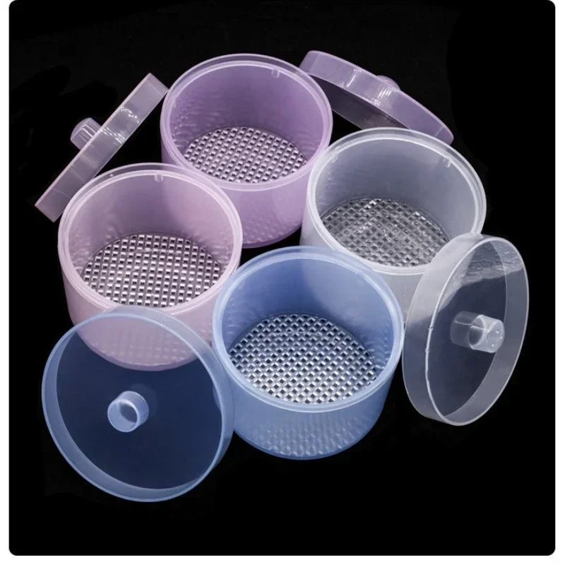 مسمار الفن لقمة ثقب رأس مطحنة معقم صندوق تعقيم مسمار أداة تنظيف صندوق مانيكير حقيبة للتخزين المقص الملحقات