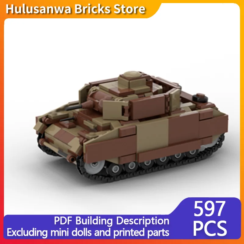 

Немецкие военные танки времен Второй мировой войны: модель MOC, конструктор из строительных блоков, военная техника, модульная технология, подарки, праздничный набор для сборки, детские игрушки.