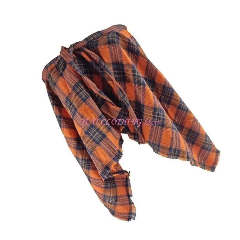 

N5kf Клетчатая юбка для оболочки