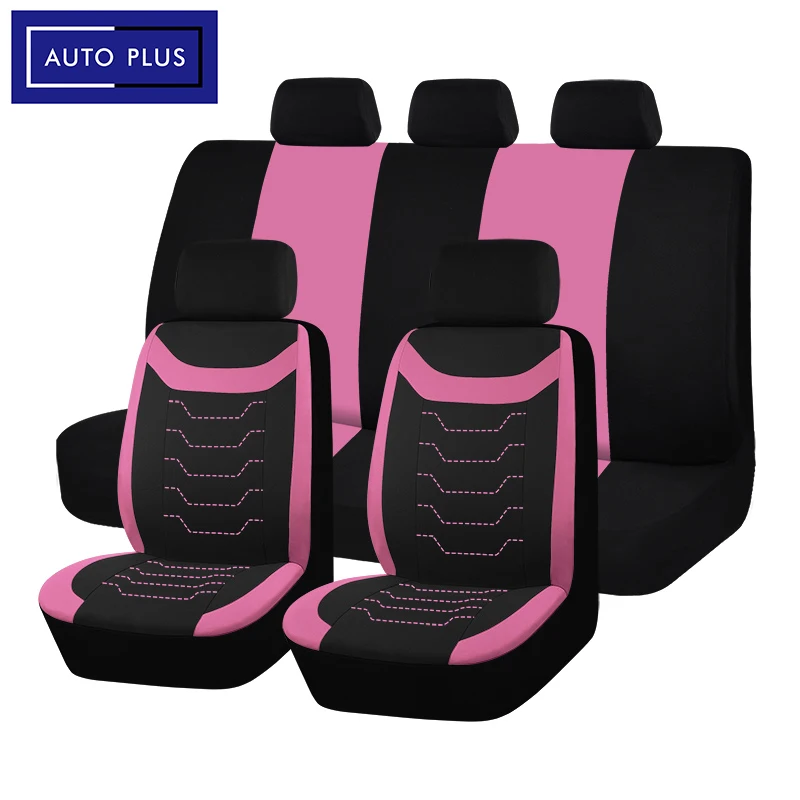 

Breathable Concave Embroidery Cloth Car Seat Covers Universal Fit Most Car SUV Truck Car Accessories Interior Seat Cushion