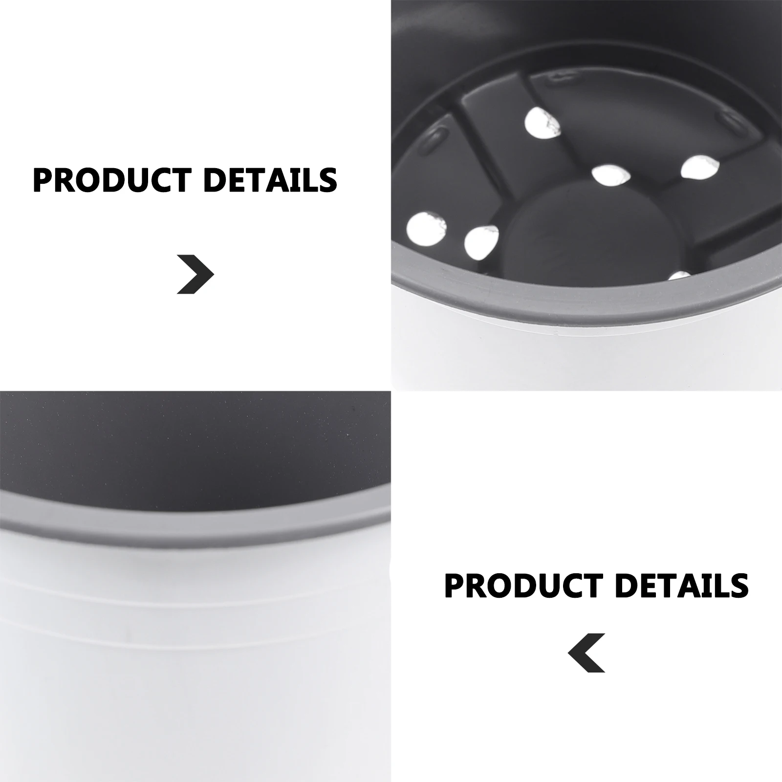 

10 Pcs Seedling Pot Plants Nursery Pots Plastic Gardening Thickened Basin Body Nontoxic Breathable Anti Aging Outdoor Containers