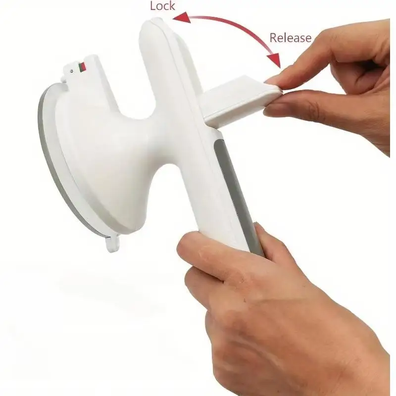 Bathroom Grab Bar With Suction Cups Safety Handrails For Elderly Shower Rail Movable Handrail Disabled WC