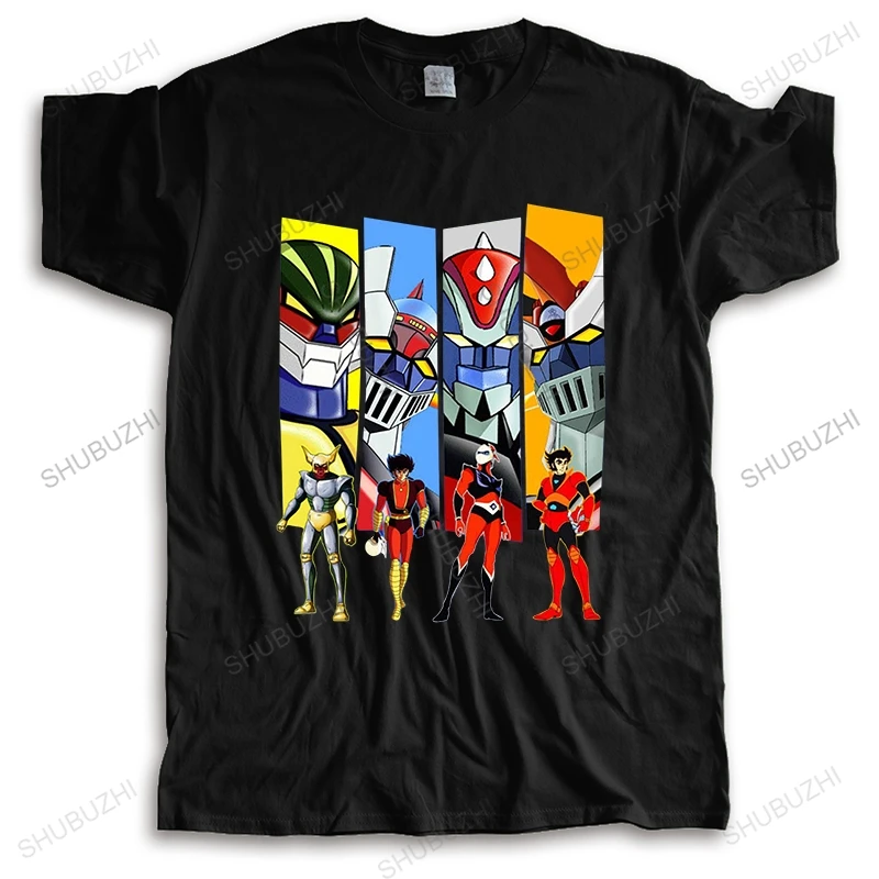 New Arrived Mens t shirt SUPER ROBOT JEEG MAZINGA MAZINGER GOLDRAKE CARTOON T-SHIRT PER UOMO E BAMBINO men's t-shirts