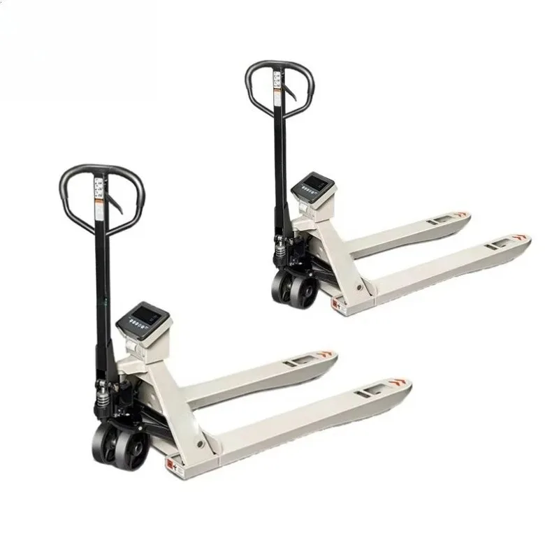 2/3Ton Pallet Truck with Scale Forklift Electronic Scale High-precision Manual Hydraulic Pallet Truck