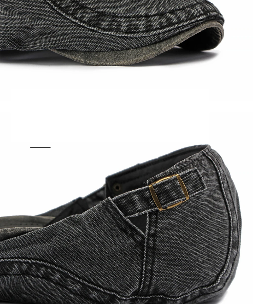 HT5138 Herren- und Damen-Baskenmütze, Vintage-Künstlermütze, 100% Baumwolle, Ivy-Flatcap für Frühling, Sommer, Herbst – Detail 4