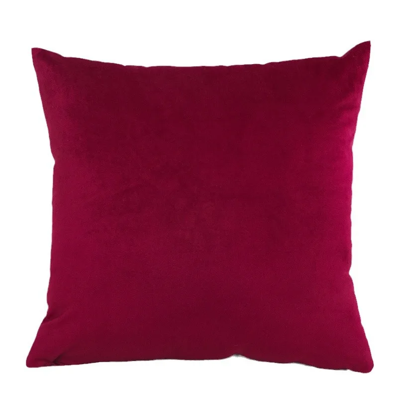 Velvet Throw Pillow Cover Decorative Square Cushion Case for Sofa Bedroom 40x40/45x45/50x50/30x50/55x55/60x60cm Pillowcase