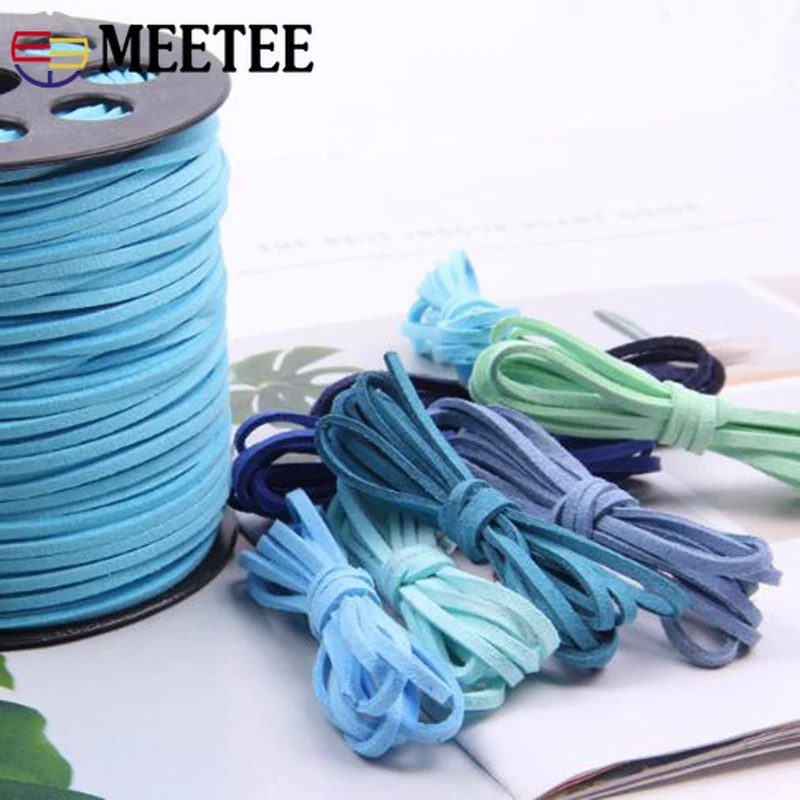 10/20/30 متر 2.8 مللي متر قلادة اللون الجلود الحبال للخياطة سوار المنسوجة الحبل الشعر ديكور حبل المواد DIY بها بنفسك الخياطة اكسسوارات