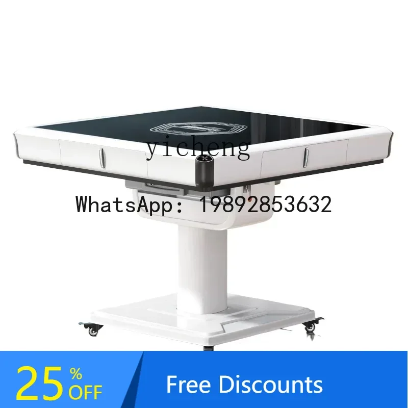 

roller coaster mahjong machine electric mahjong table table dual-purpose automatic household silent folding