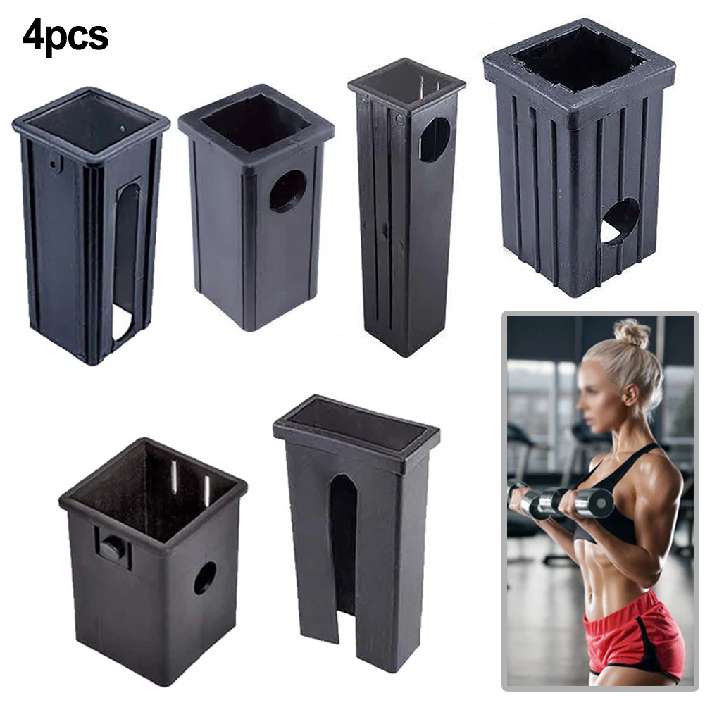 

4pcs Fitness Equipment Accessories Diameter Plastic Square Tube Sleeve Better Toughness Various Specifications 2024