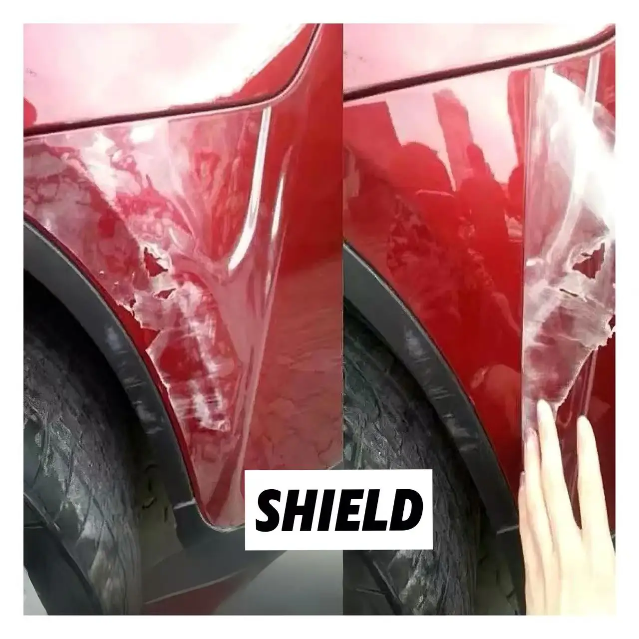 Thermoplastic Polyurethane Vehicle Wrap Glossy Finish Paint Protection Film for Cars, Withstands UV and Weather Damage