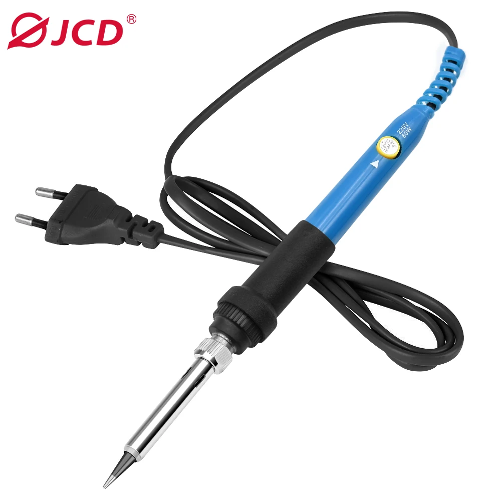 JCD 60W lutownica elektryczna regulowana temperatura 220V/110V spawanie stacja lutownicza podgrzewanie ołówka narzędzia do naprawy