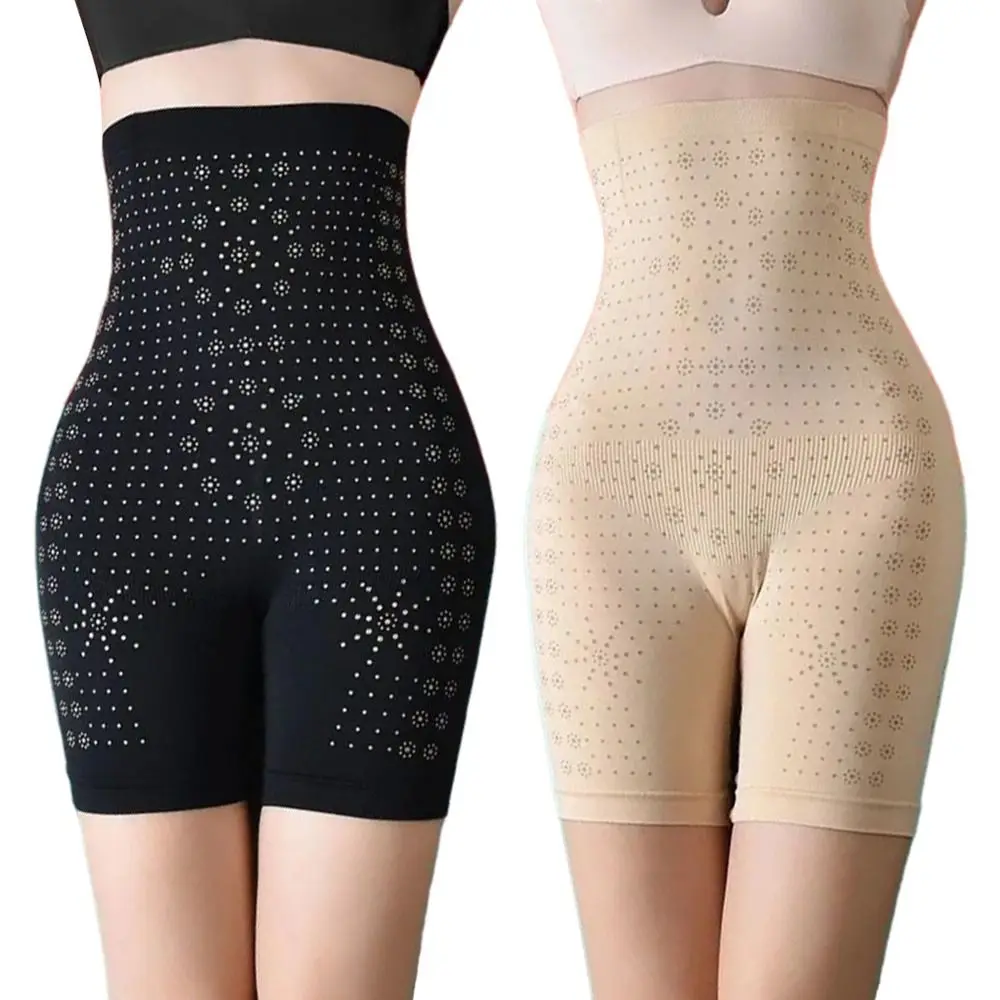 Waist Shaping Hip Lifting Waist Shorts Body Shapewear Elastic Shaping Shorts Breathable Belly Control High Waist Boxers Women